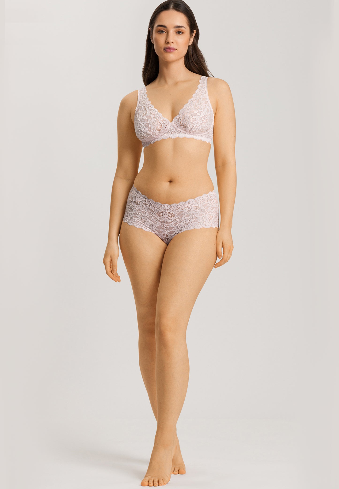 The Moments Soft Cup Bra By HANRO In Honeydew