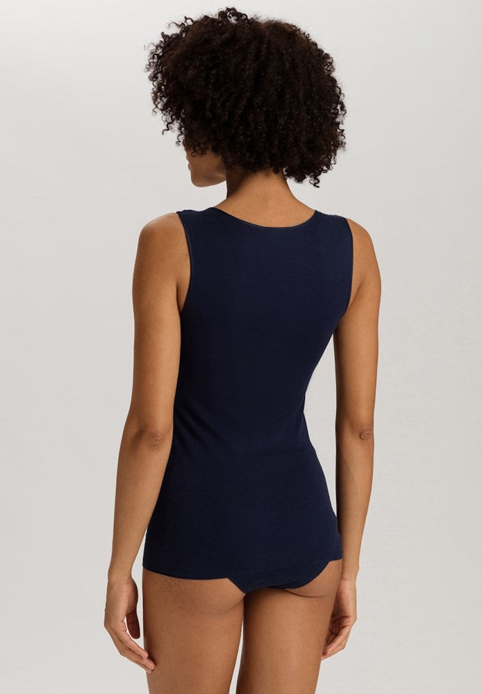 The Belina-Top By Hanro In Deep Navy