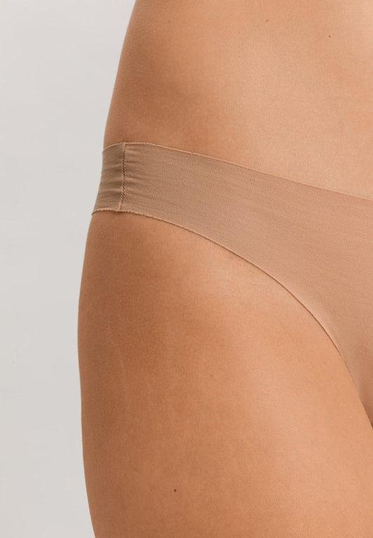 The Invisible Cotton-Thong By Hanro in Beige