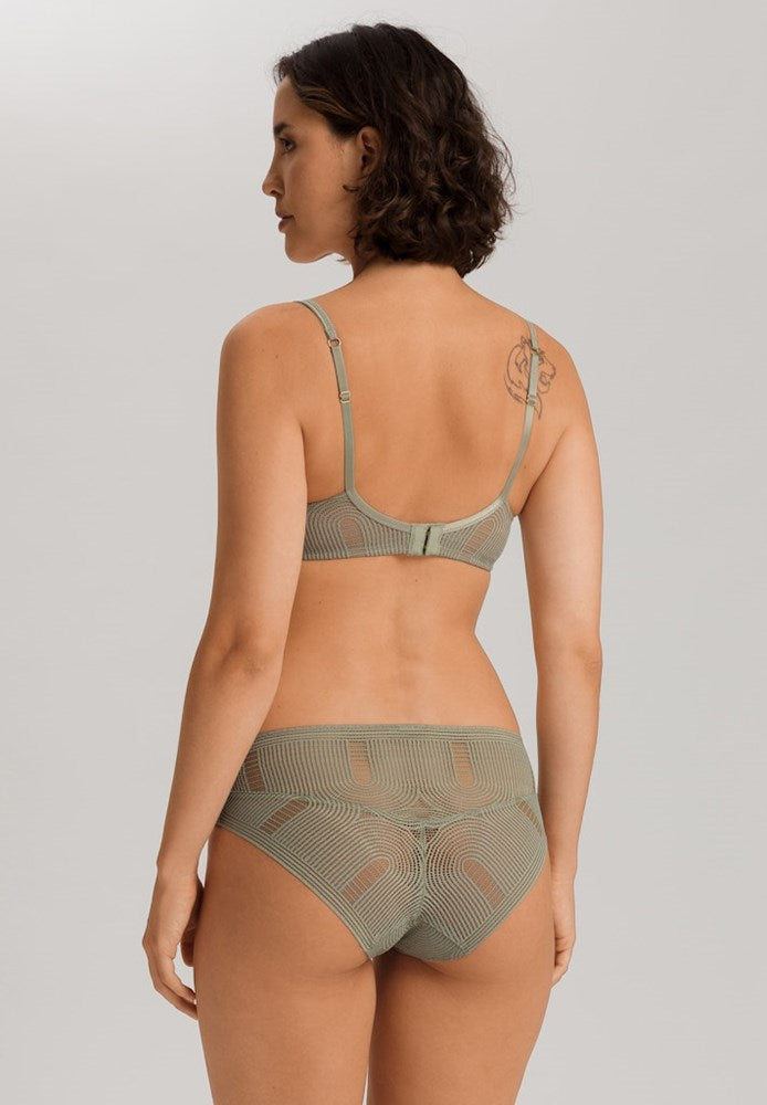 The Martha-Soft Cup Bra By Hanro In Crystal Green