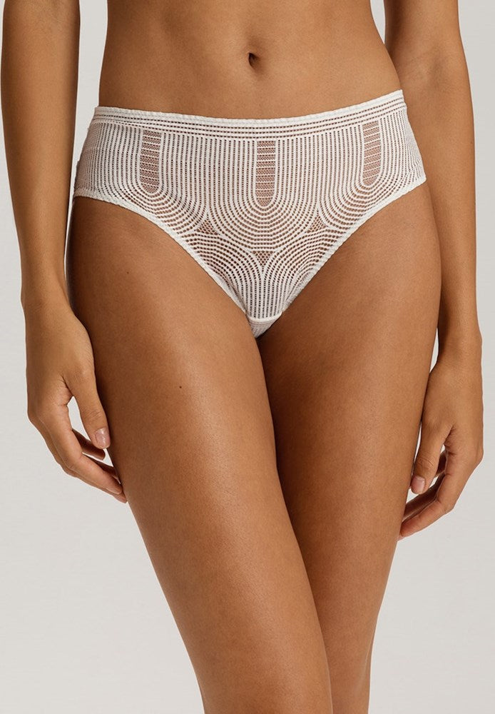 The Martha-Midi Briefs By Hanro In Sunny Cream