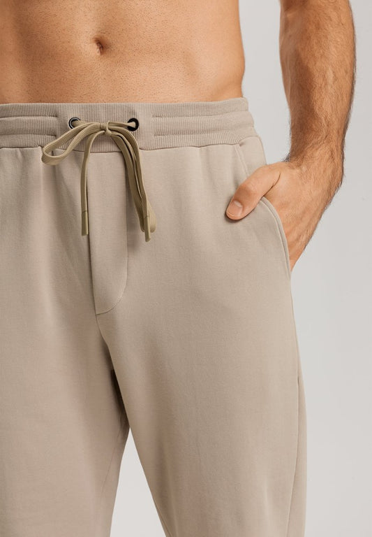 The Natural Living-Long Pants By Hanro In Savanna