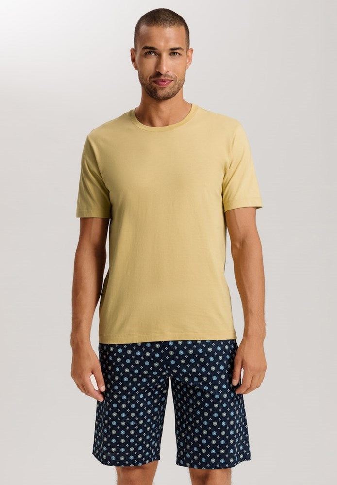 The Living Shirts-Short Sleeve Shirt By Hanro In Straw