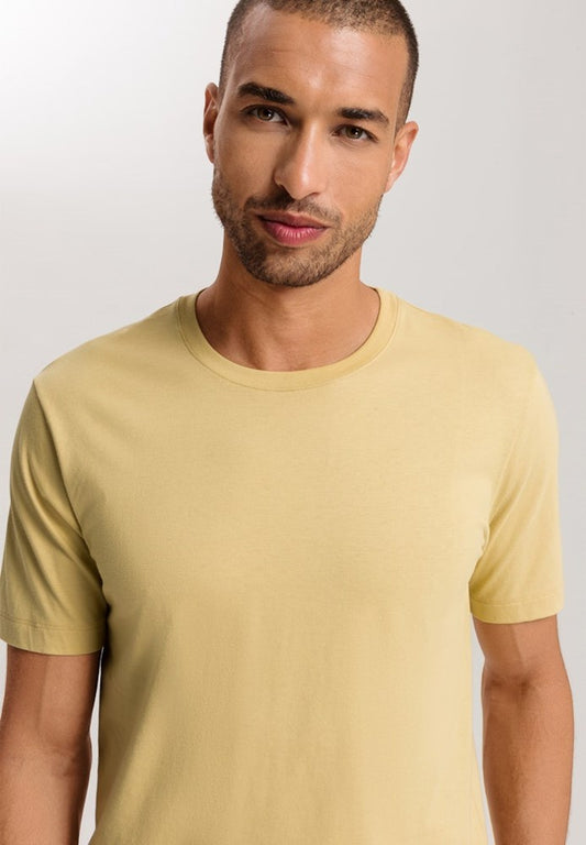The Living Shirts-Short Sleeve Shirt By Hanro In Straw