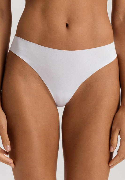 The Invisible Cotton-Thong By Hanro in White