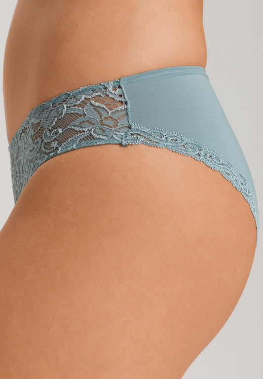 The Moments-Midi Briefs By Hanro In Tourmaline Blue