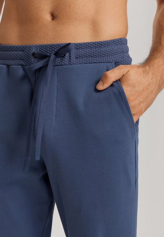 The Night & Day-Long Pants By Hanro In Vintage Indigo