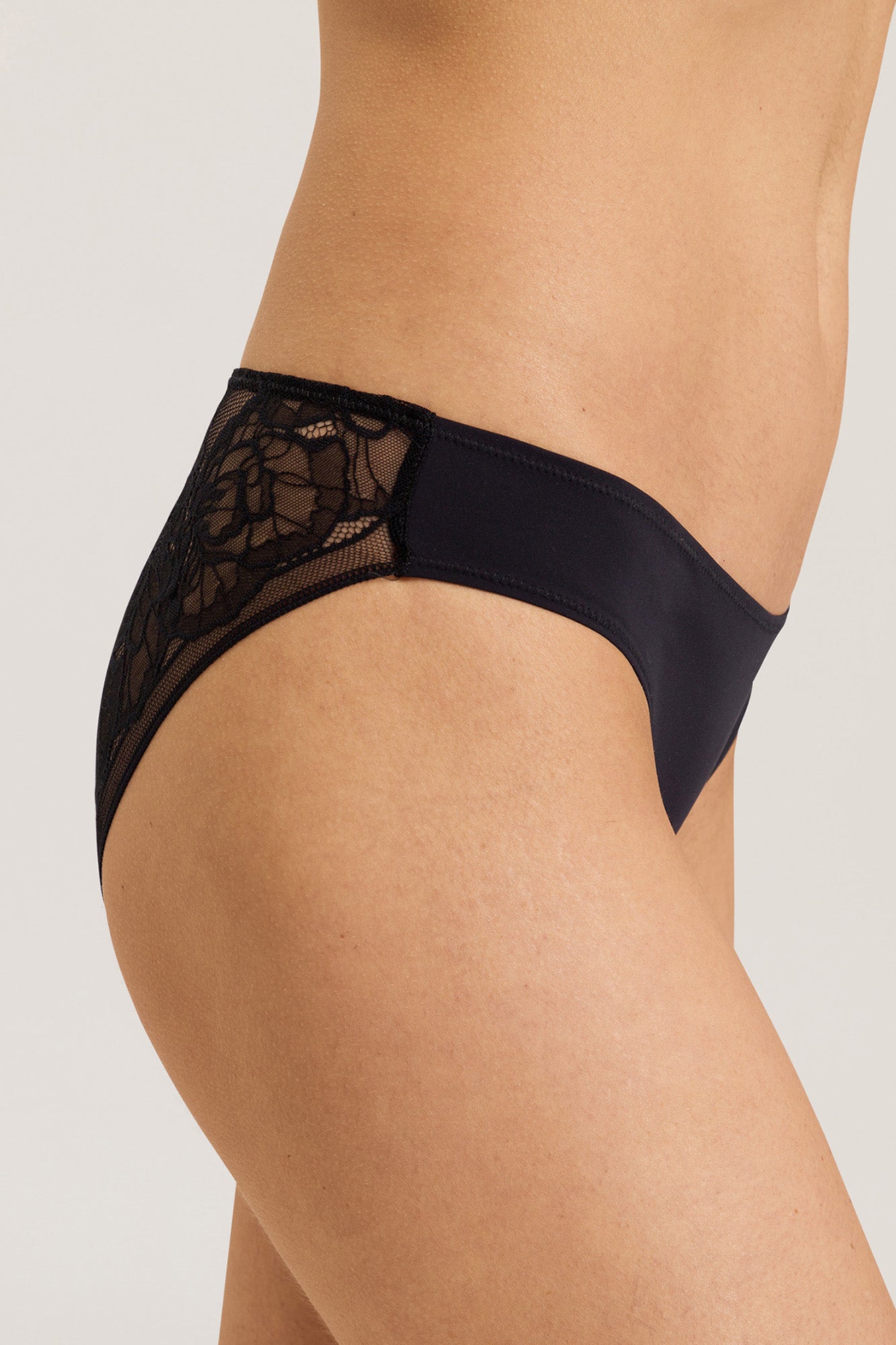 The Selma Mini Briefs By HANRO In Black