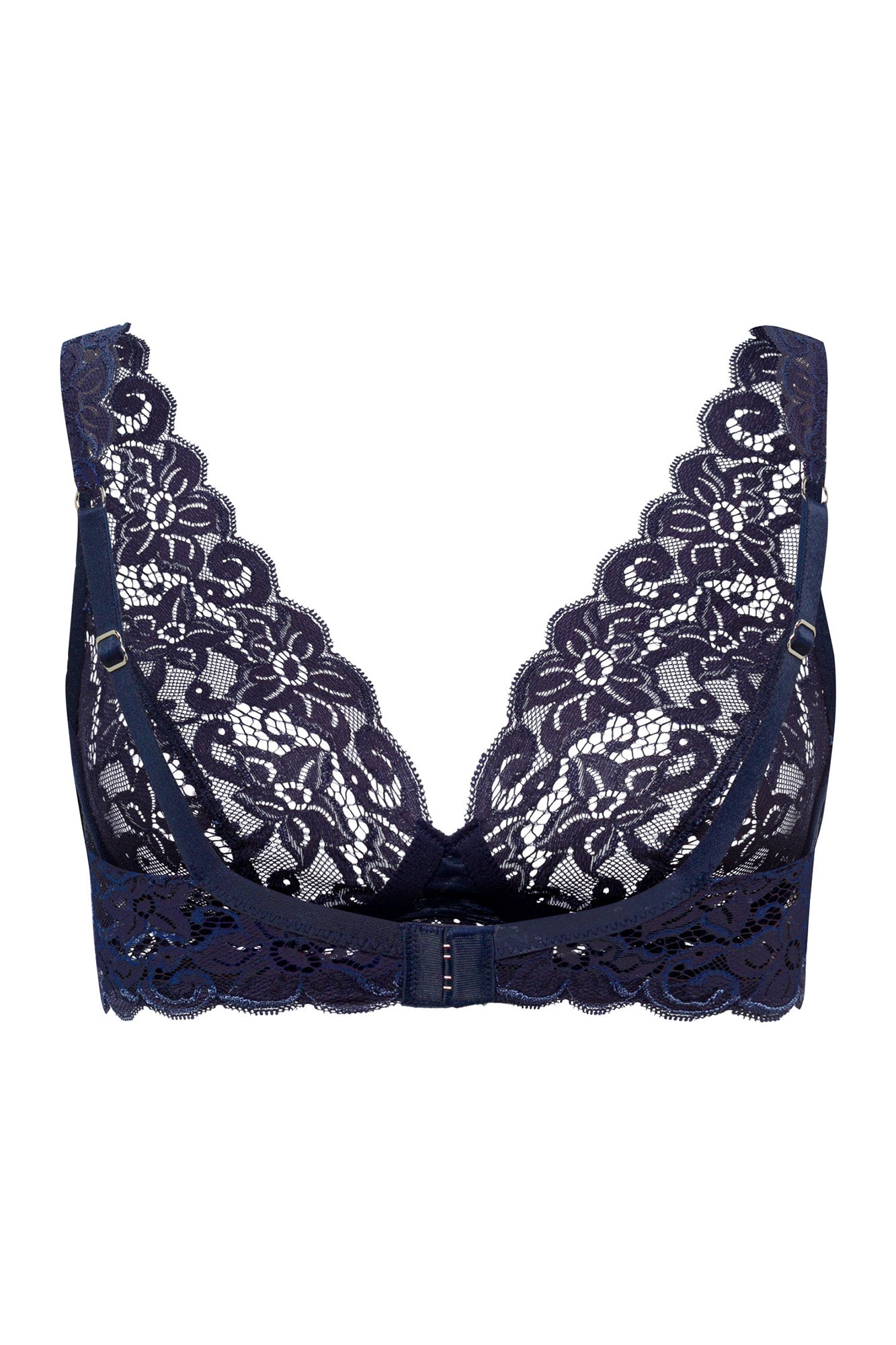 The Moments Soft Cup Bra By HANRO In Deep Navy