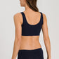 The Touch Feeling Crop Top By HANRO In Deep Navy