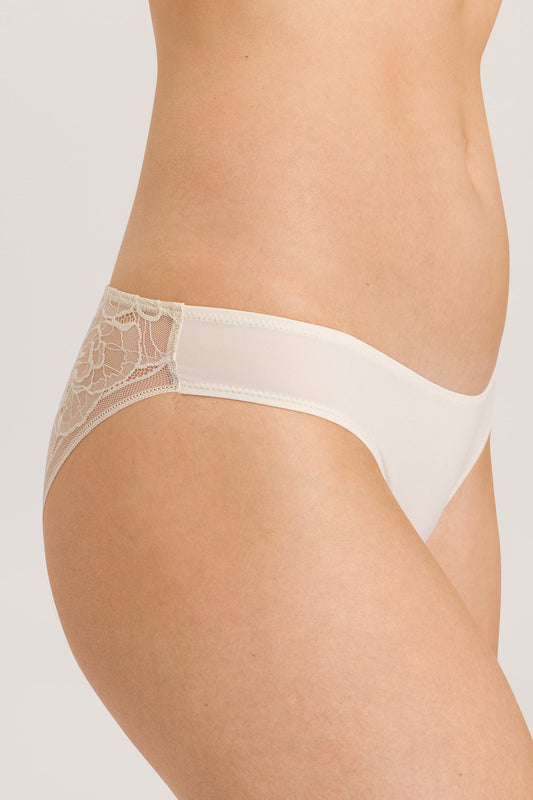 The Selma Mini Brief By HANRO In Warm Sand