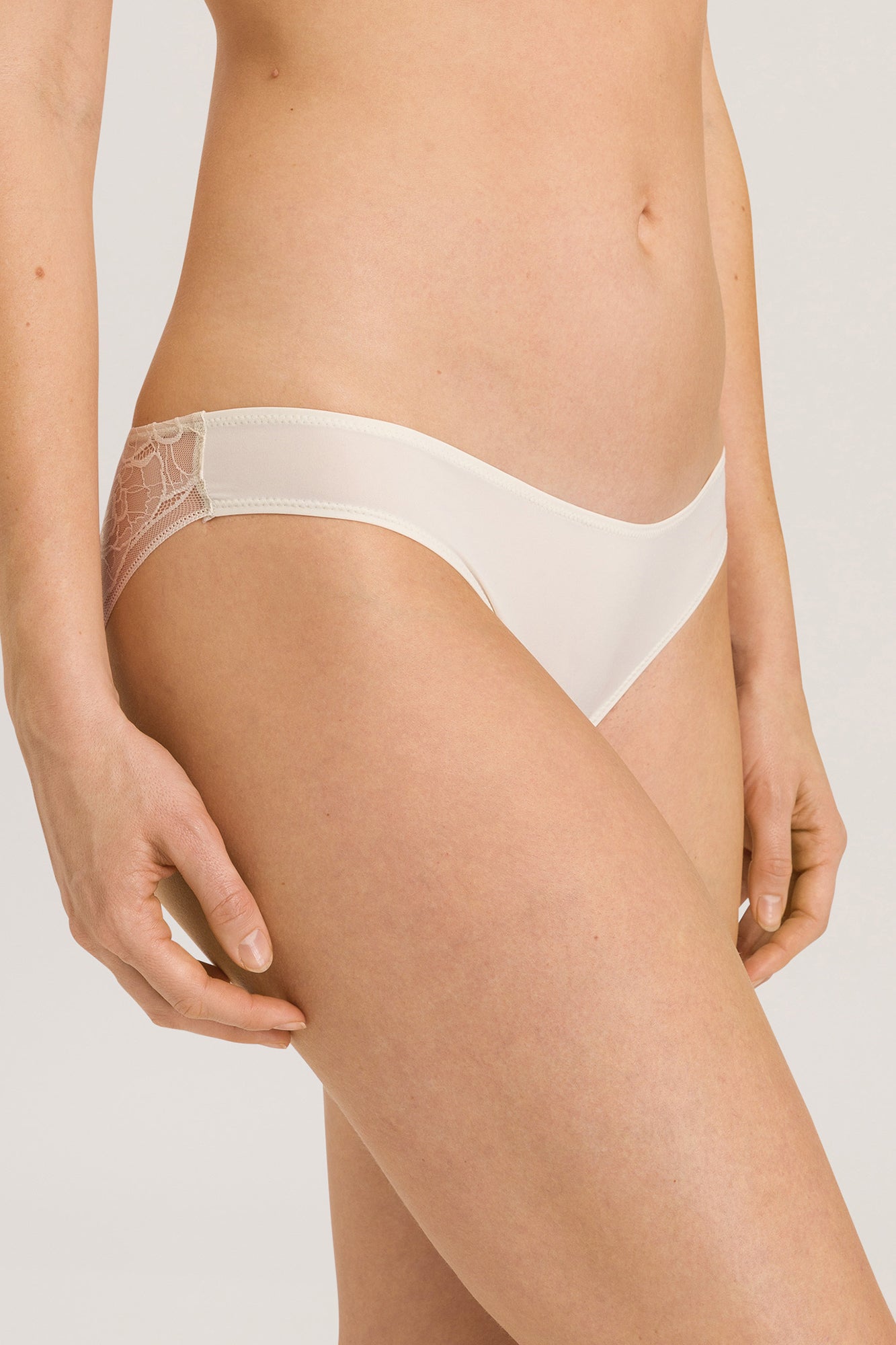 The Selma Mini Brief By HANRO In Warm Sand