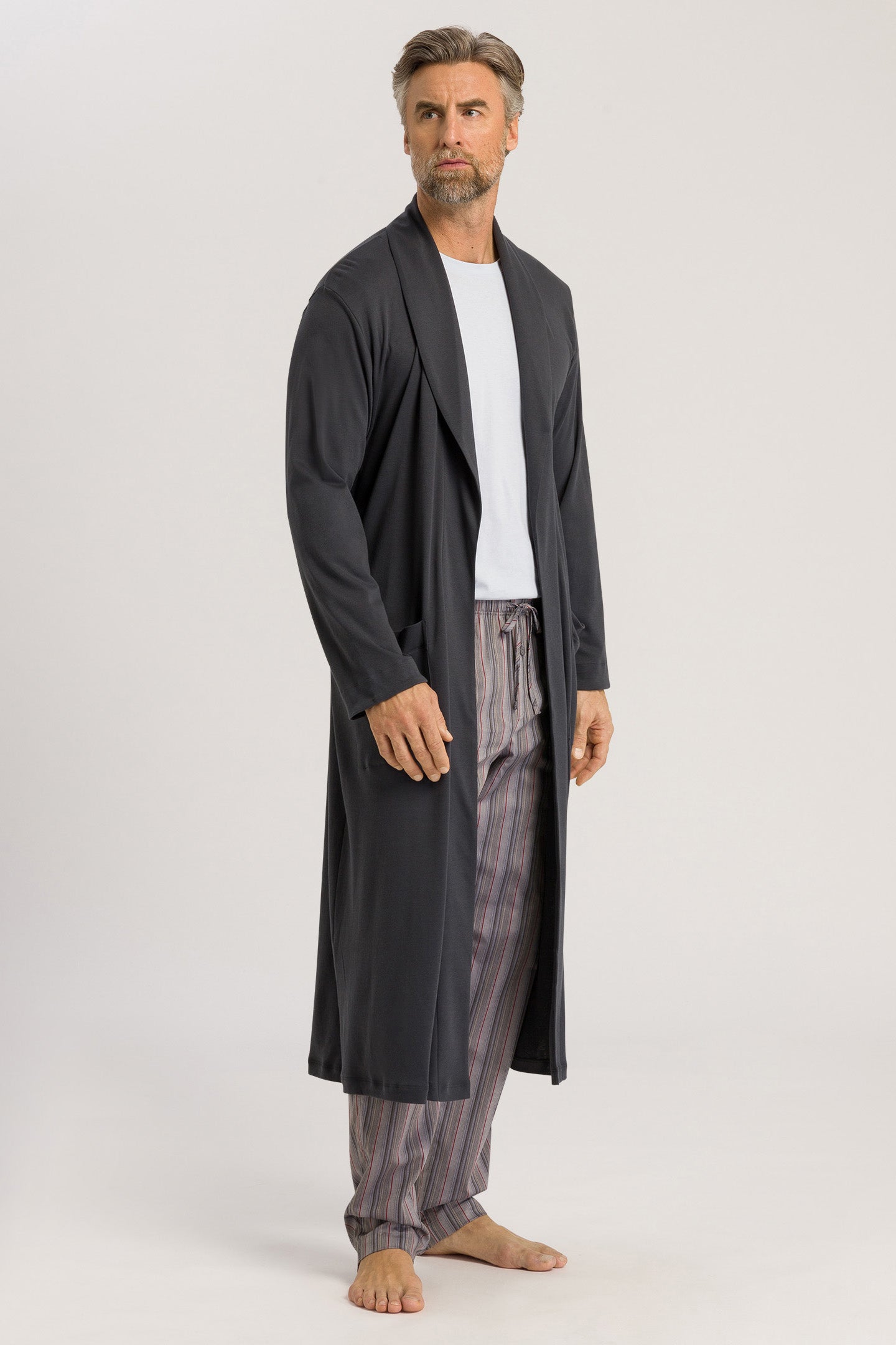 The Night & Day Long Pants In Fading Stripe By HANRO