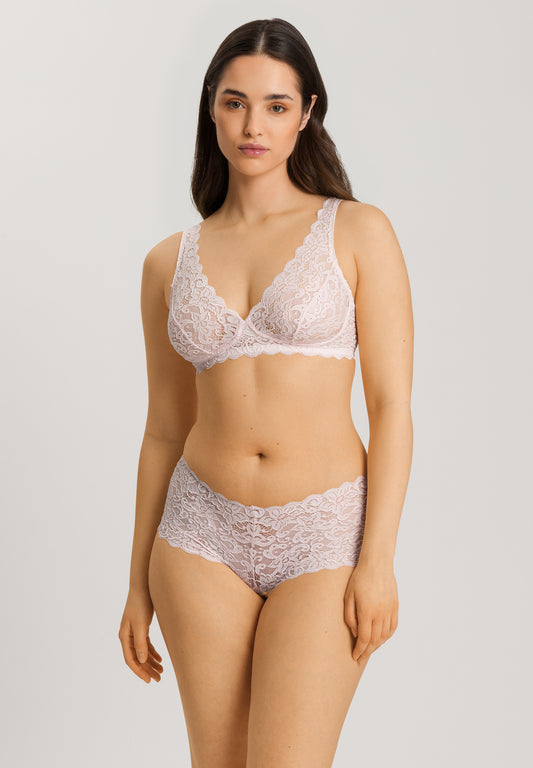 The Moments-Soft Cup Bra By Hanro in Honeydew