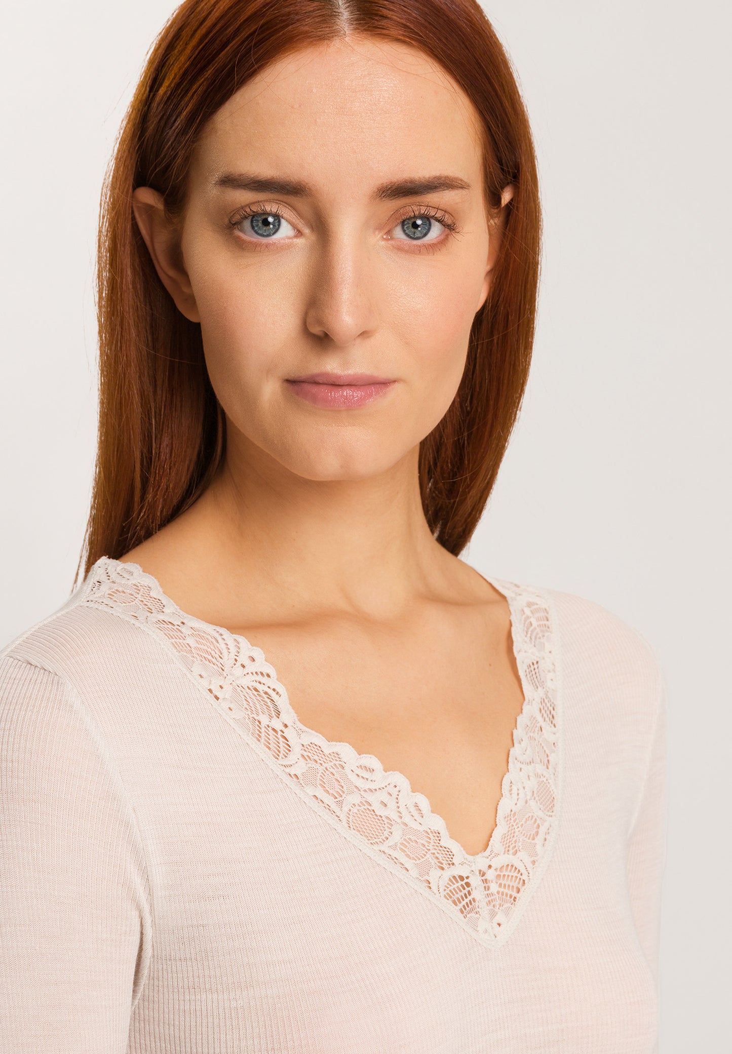 The Woolen Lace Shirt Sleeve Shirt In Pumice