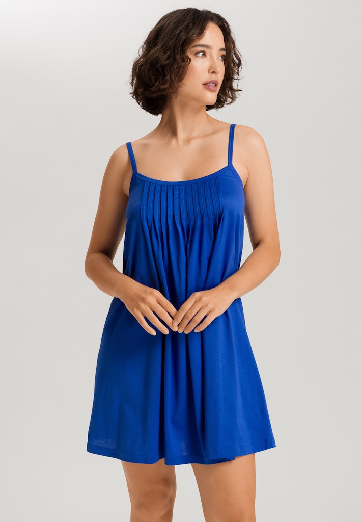 The Juliet-Spaghetti Dress 90Cm By Hanro in Dazzling Blue
