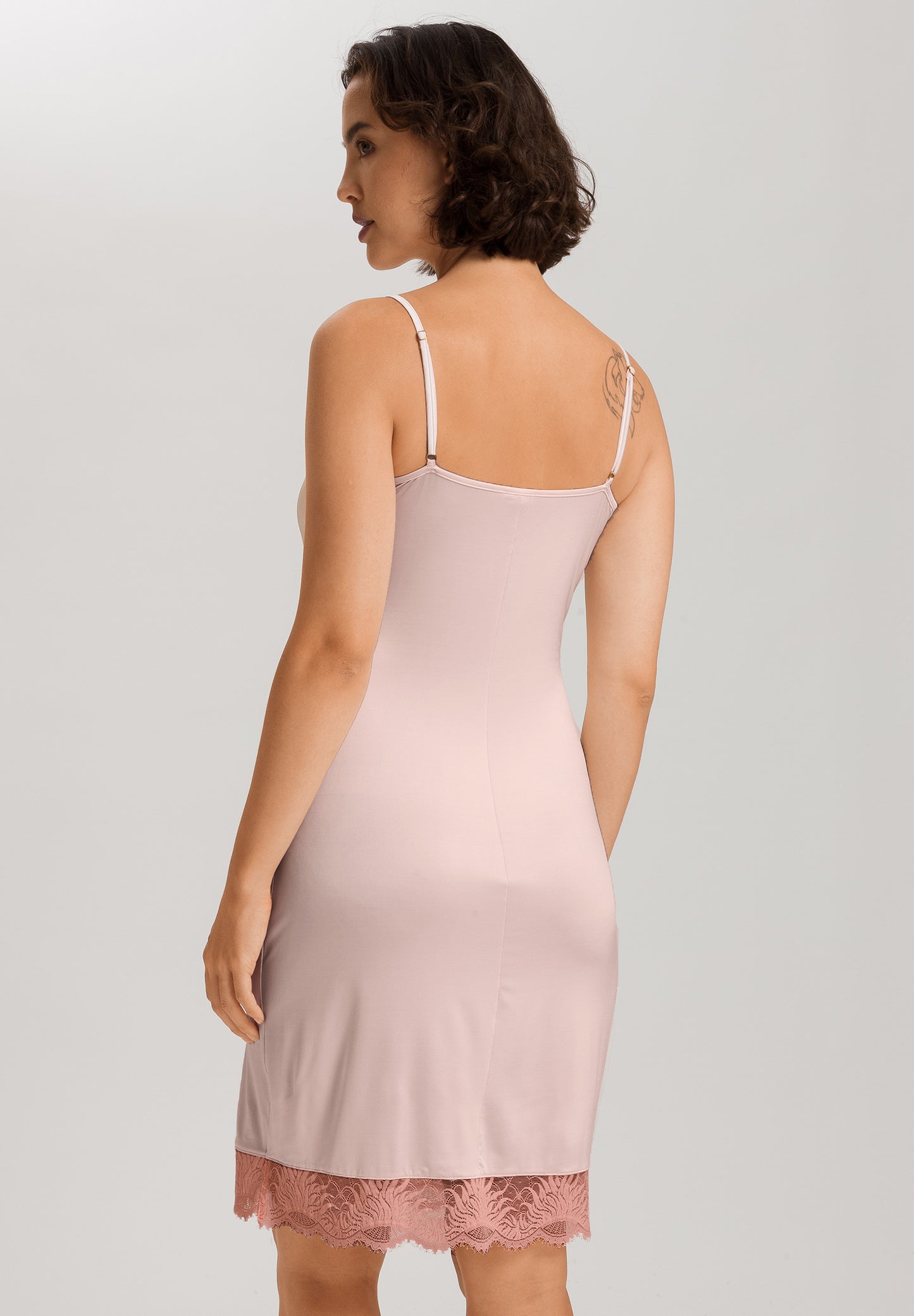 The Gale-Negligee 95 Cm By Hanro In Rosewater