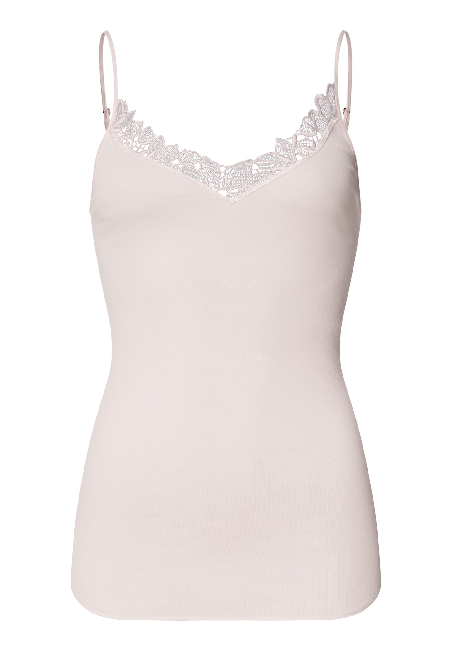 The Belina-Spaghetti Top By Hanro in Rosewater
