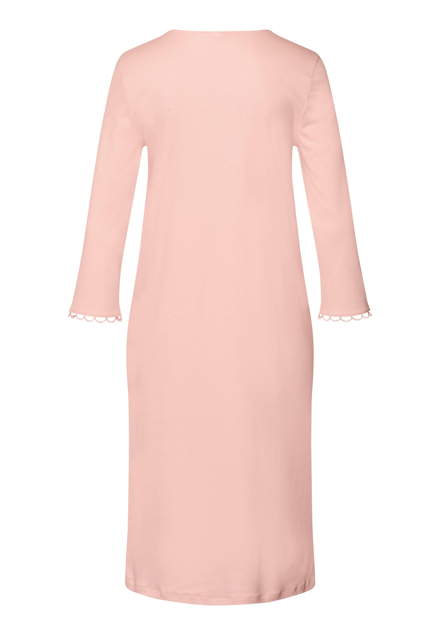 The Anouk-3/4 Slv Nightdress 110cm By Hanro in Pink Blaze