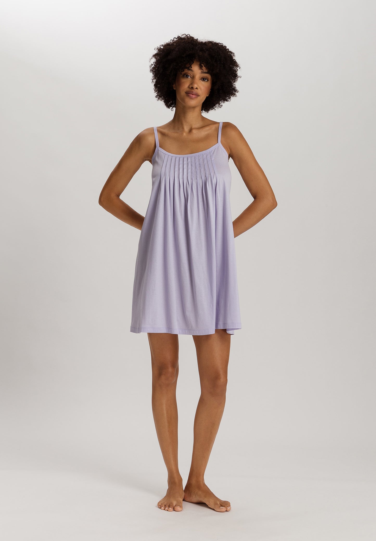 The Juliet-Spaghetti Dress 90Cm By Hanro In Purple Heather
