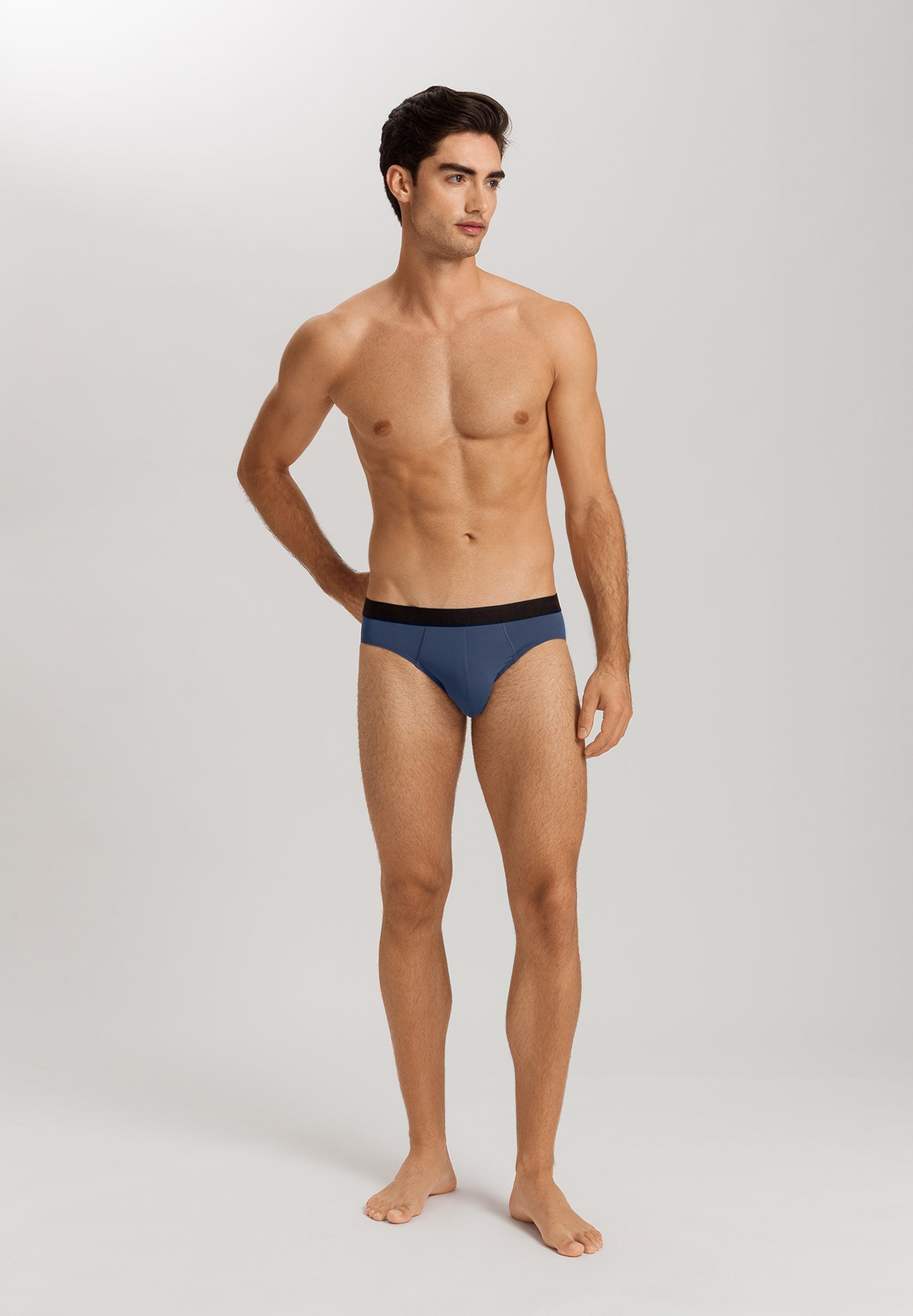 The Micro Touch-Briefs By Hanro In Vintage Indigo