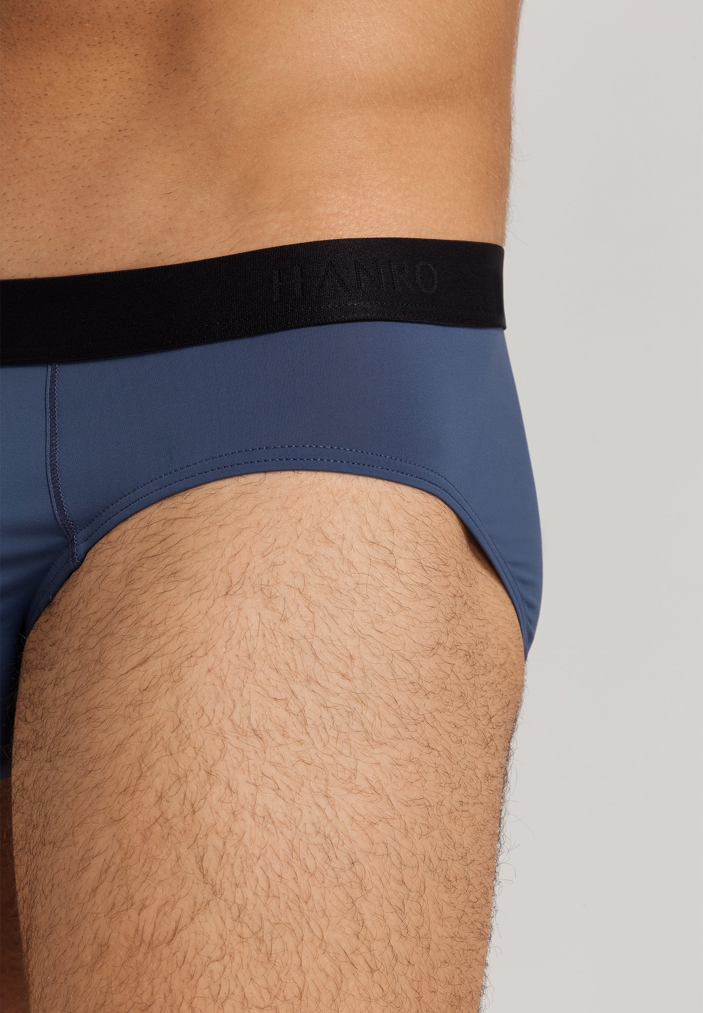 The Micro Touch-Briefs By Hanro In Vintage Indigo