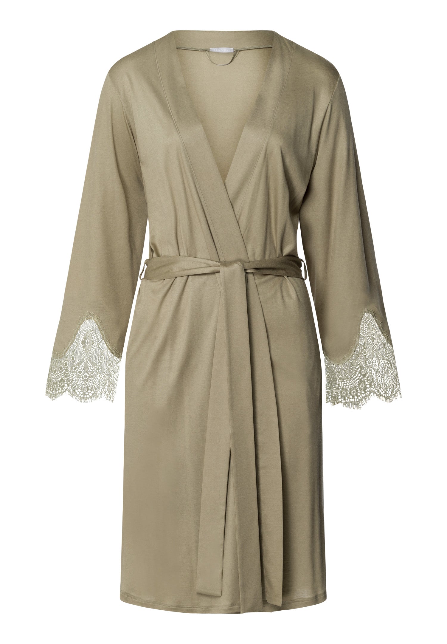The Melia-Robe By Hanro In Silver Sage