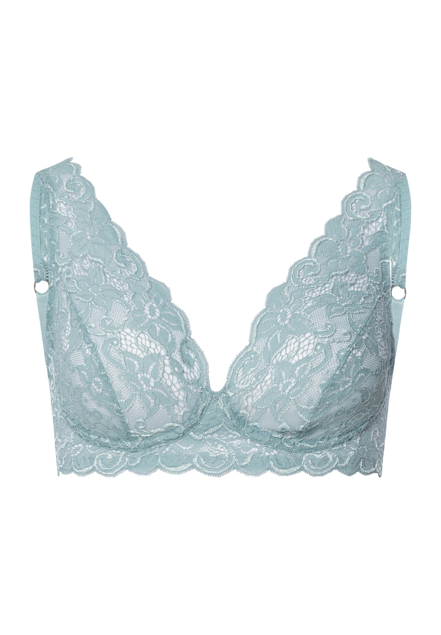 The Moments-Soft Cup Bra By Hanro In Tourmaline Blue