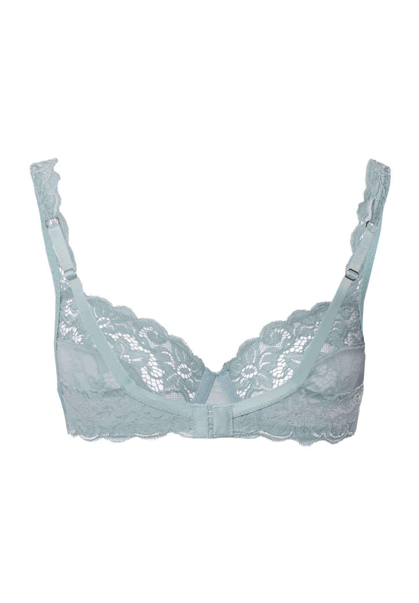 The Moments-U/Wire Bra By Hanro in Tourmaline Blue