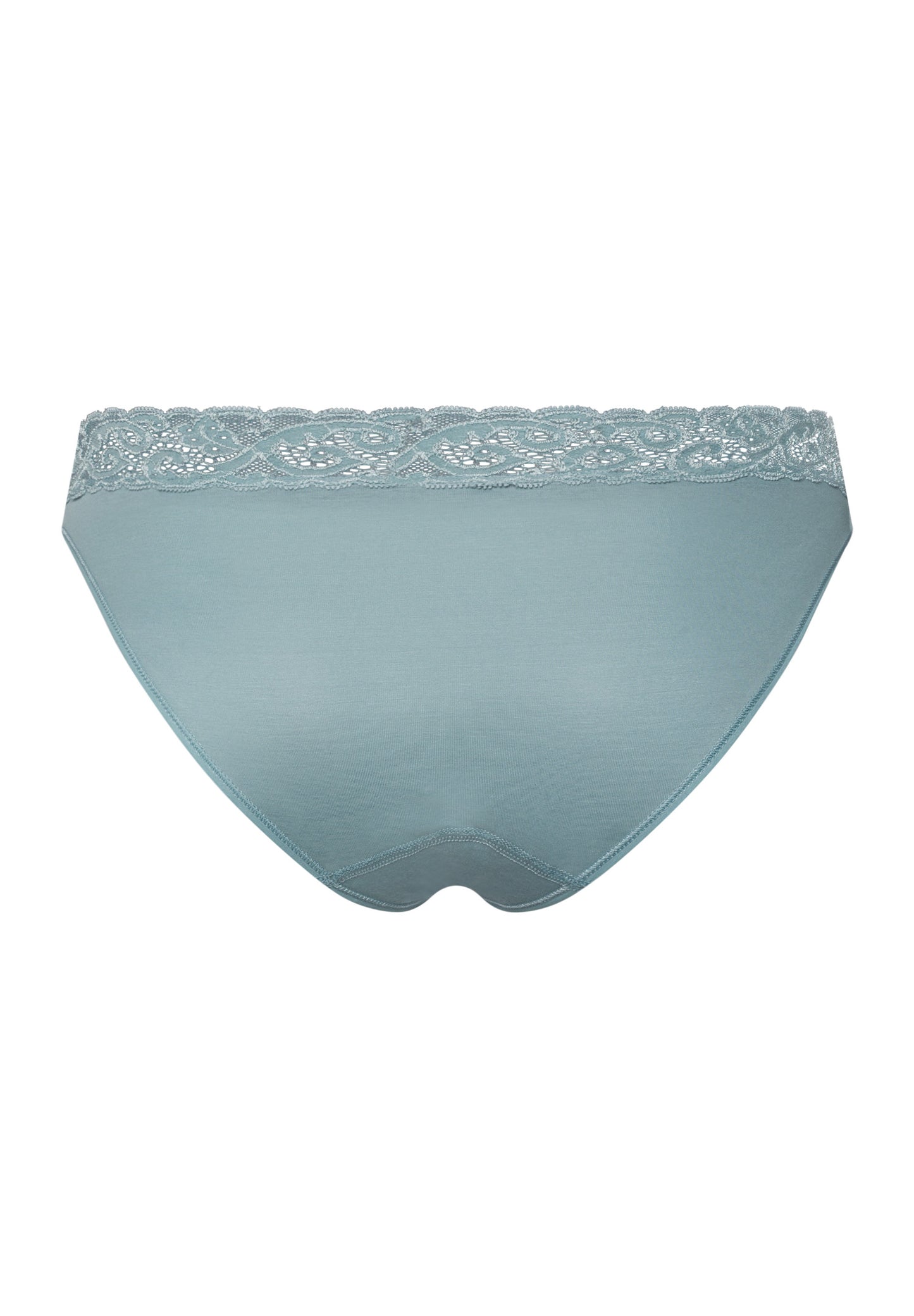 The Moments-Mini Briefs By Hanro in Tourmaline Blue