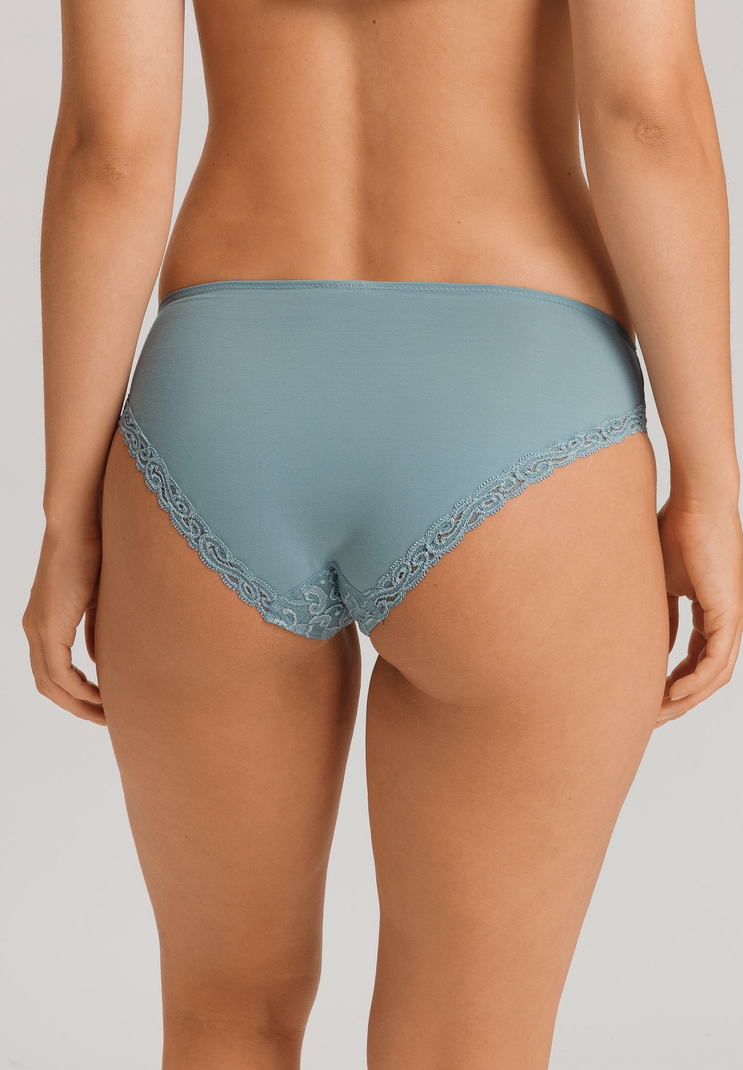 The Moments-Midi Briefs By Hanro in Tourmaline Blue
