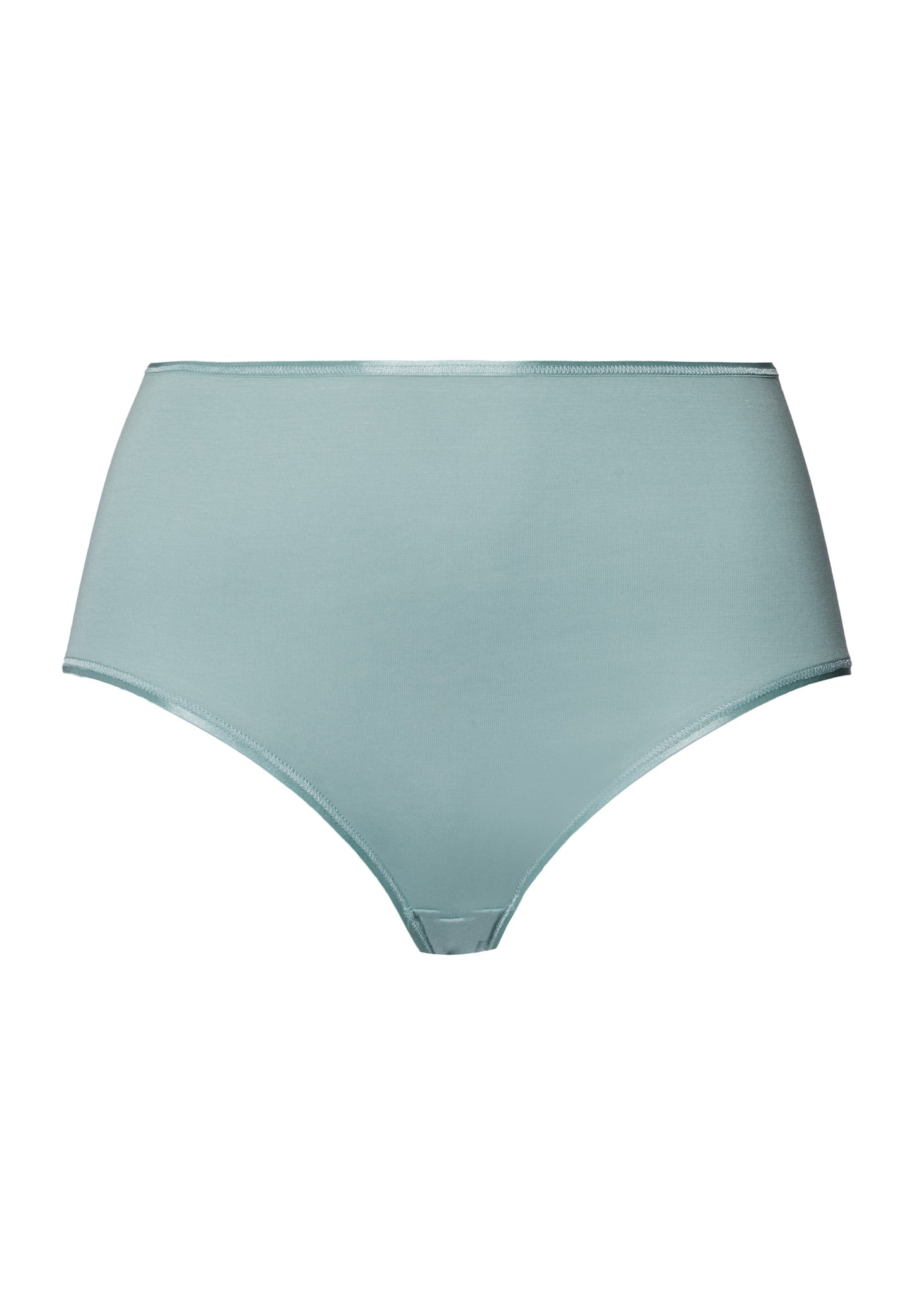 The Cotton Seamless-Maxi Briefs By Hanro in Tourmaline Blue