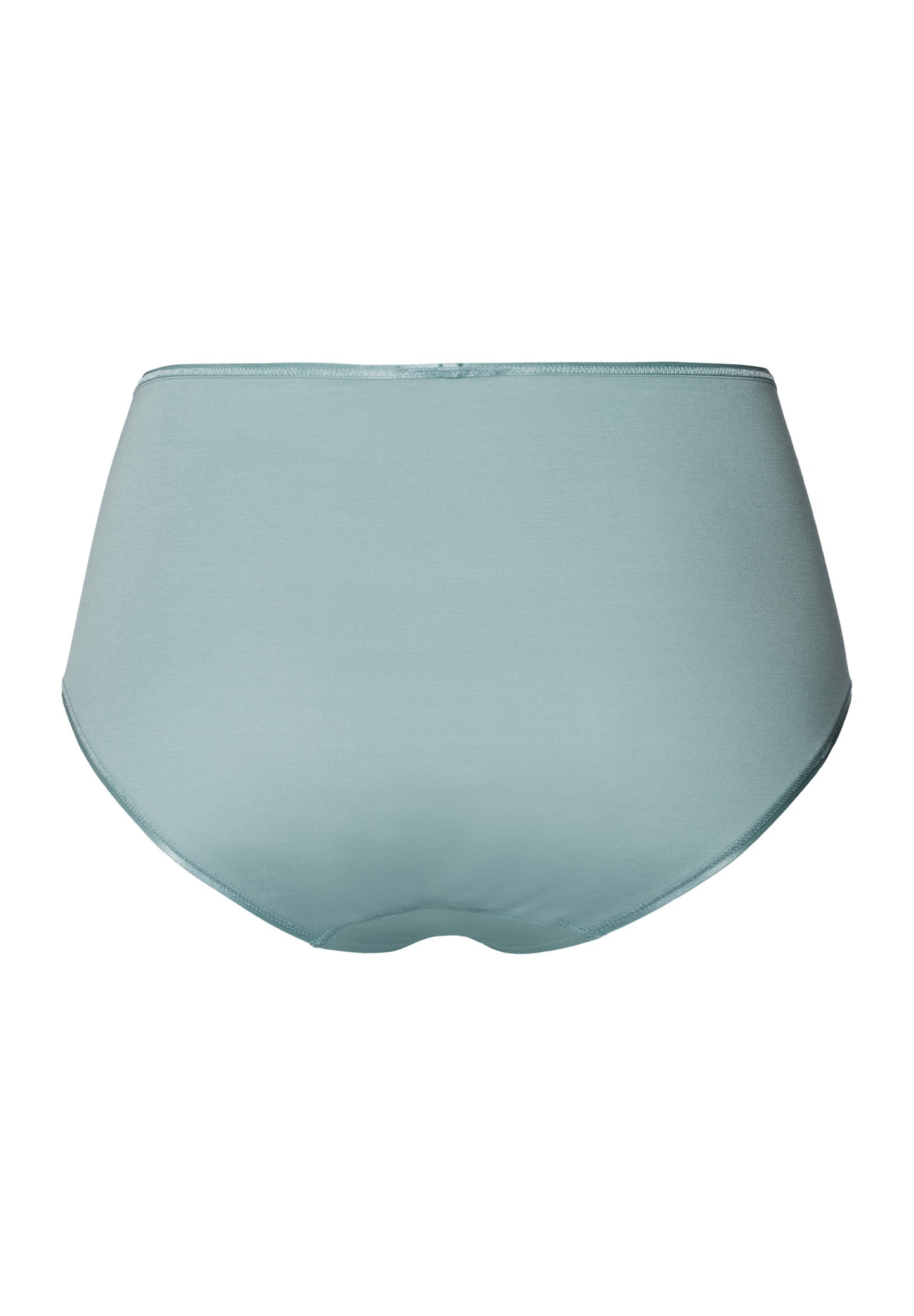 The Cotton Seamless-Maxi Briefs By Hanro in Tourmaline Blue