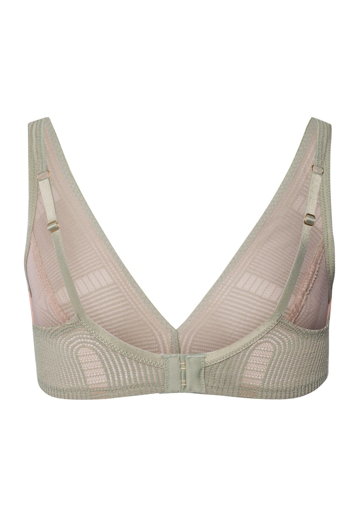 The Martha-Soft Cup Bra By Hanro In Crystal Green