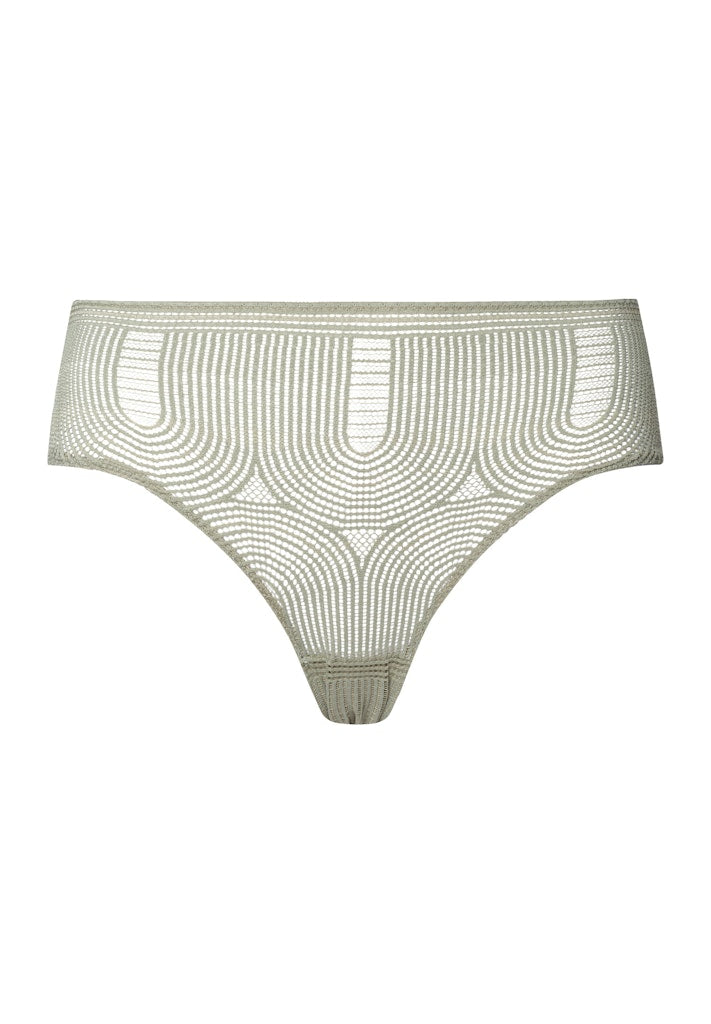The Martha-Midi Briefs By Hanro In Crystal Green