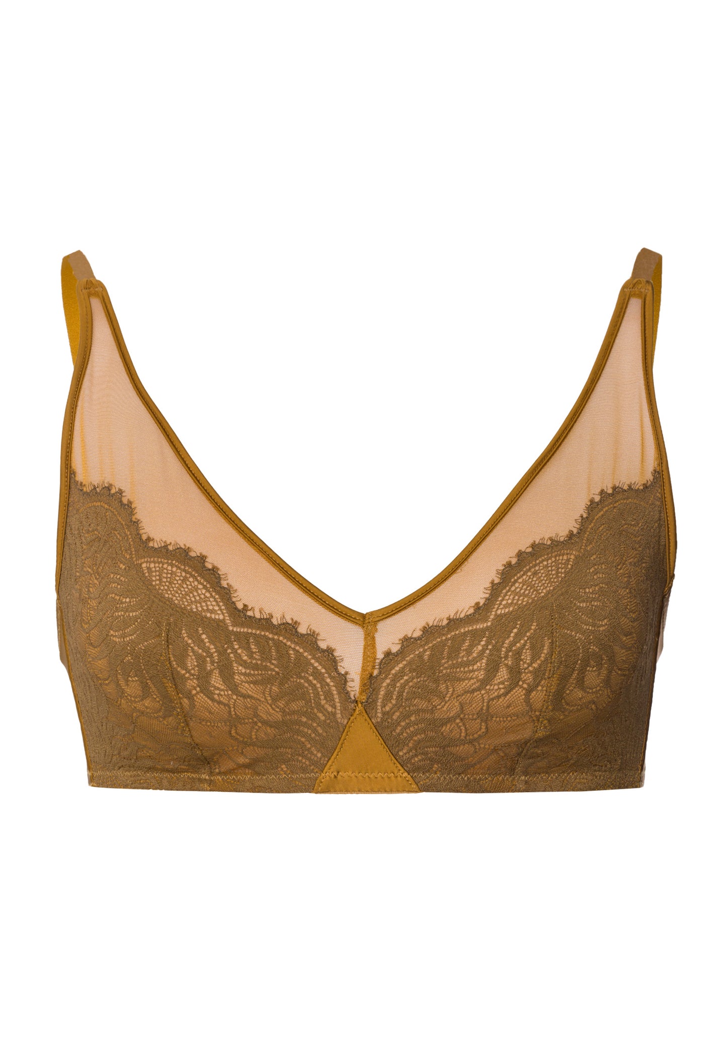 The Gale-Soft Cup Bra By Hanro in Golden Cumin