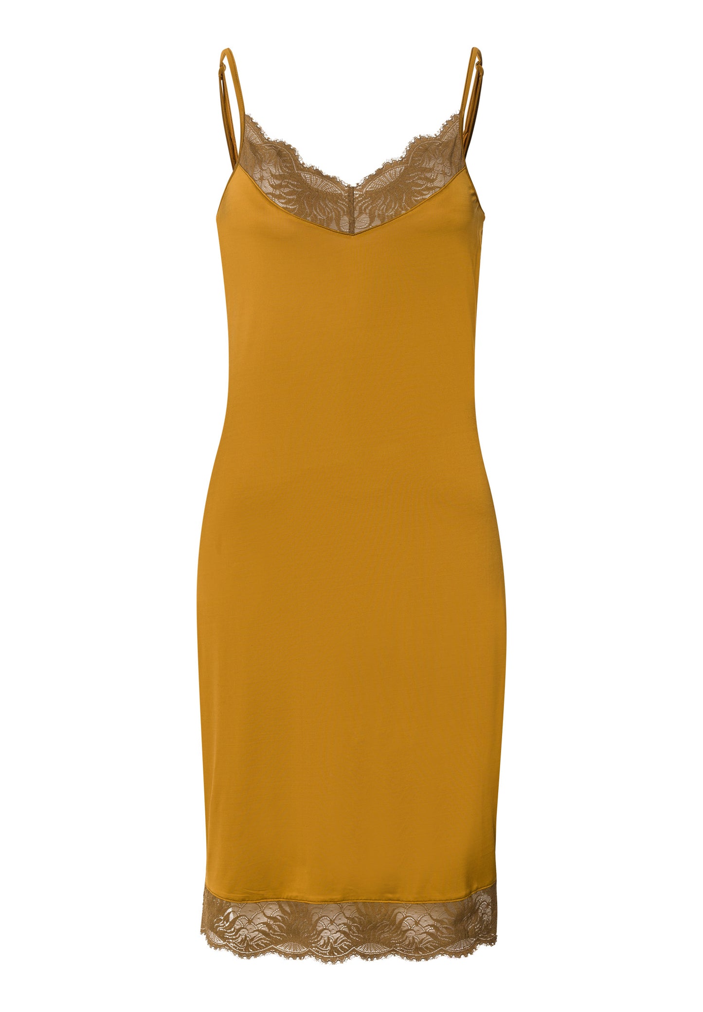 The Gale-Negligee 95 Cm By Hanro in Golden Cumin