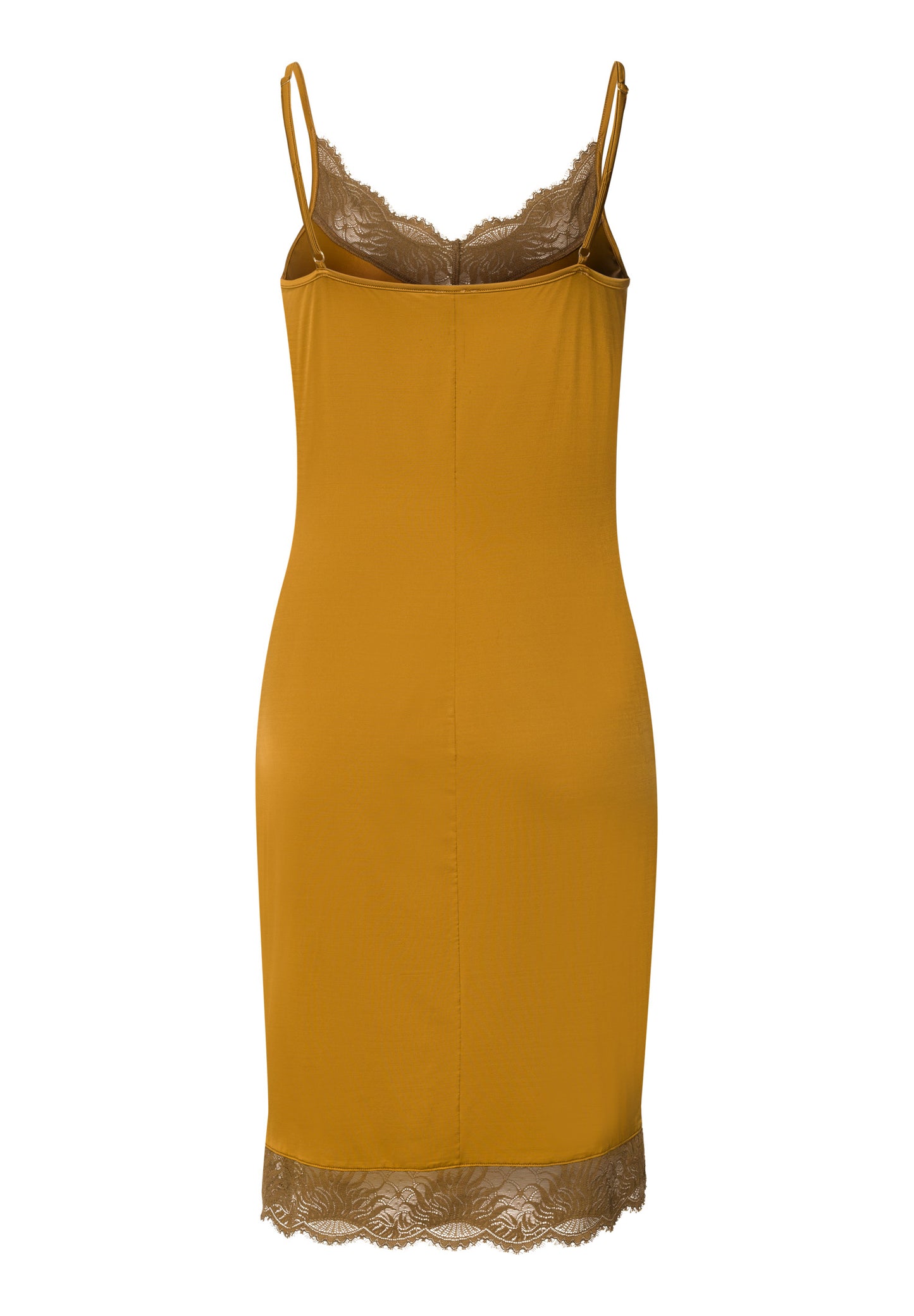 The Gale-Negligee 95 Cm By Hanro In Golden Cumin