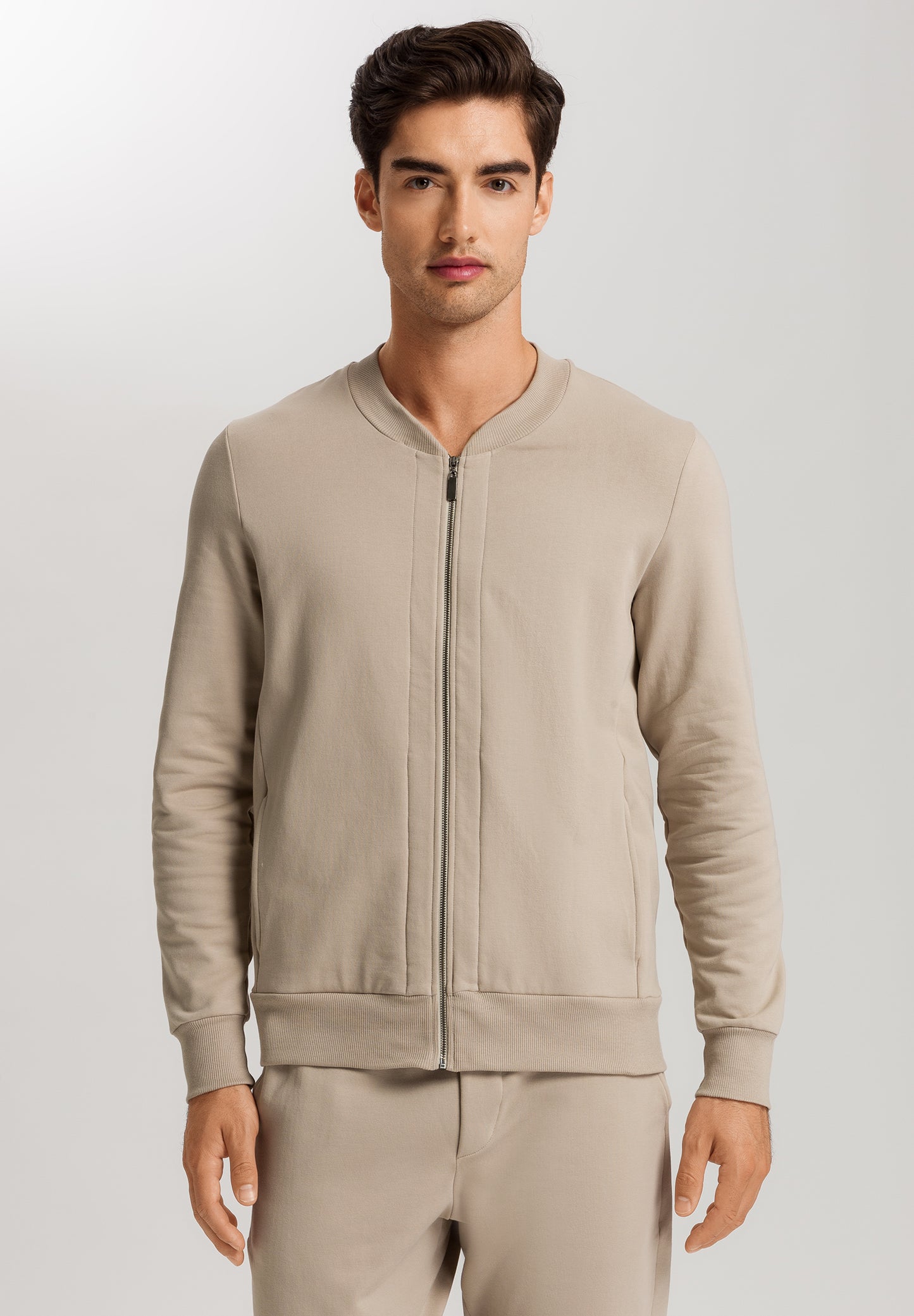 The Natural Living-Cardigan By Hanro in Savanna
