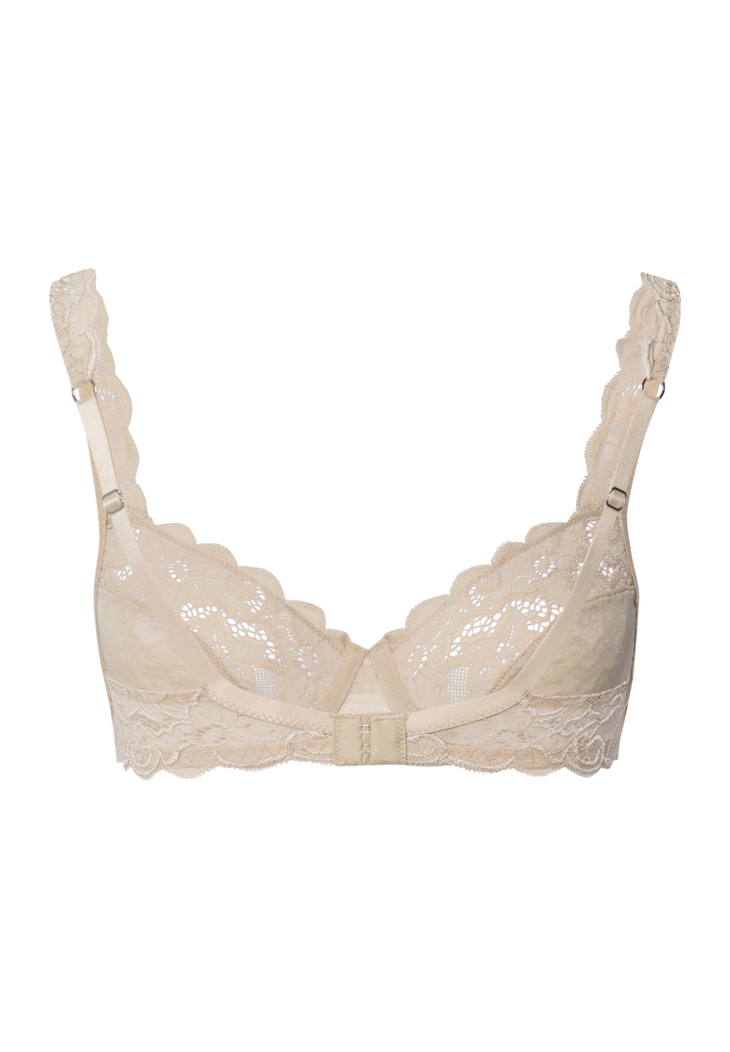 The Moments-U/Wire Bra By Hanro in Iced Cappuccino