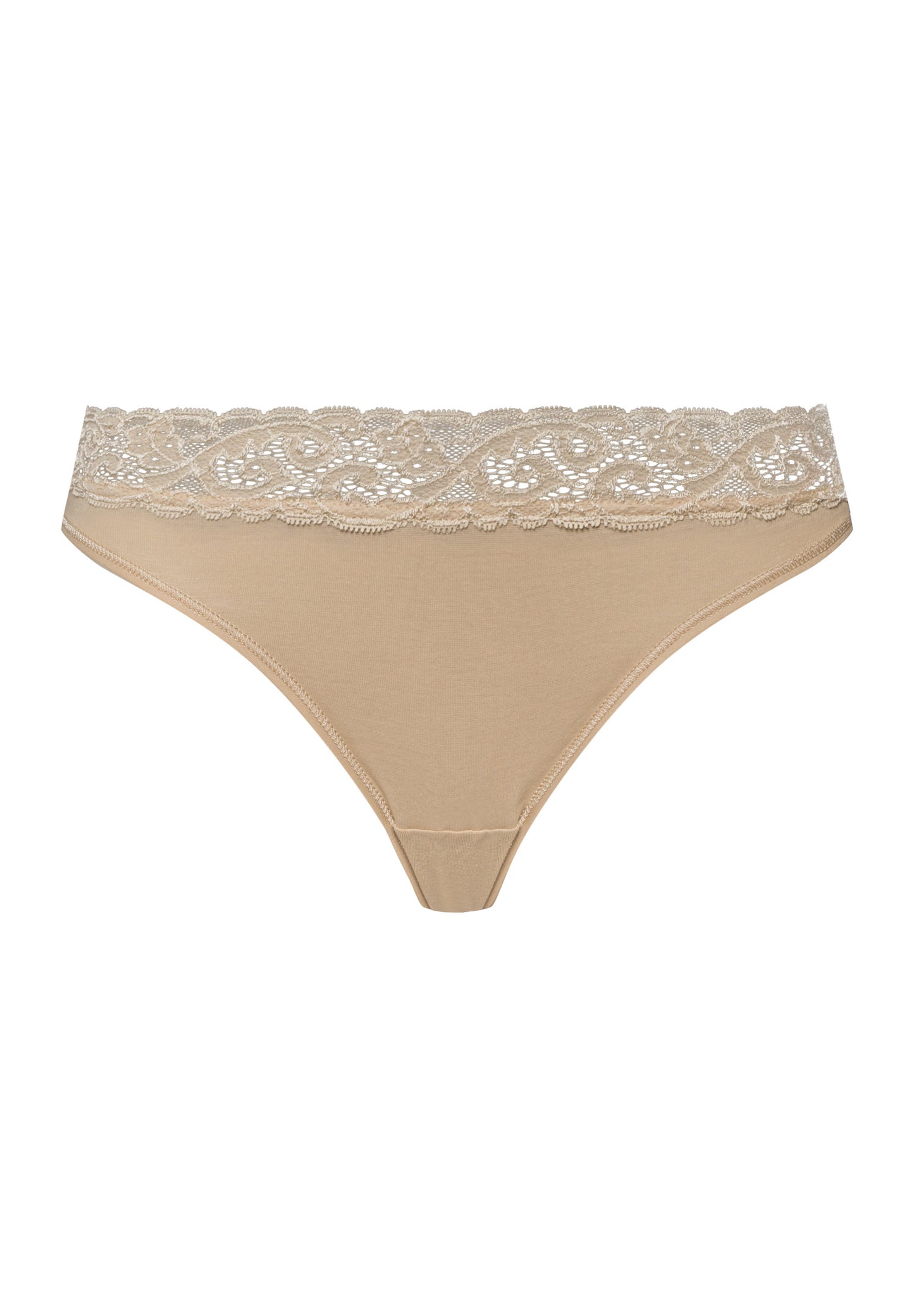 The Moments-Midi Briefs By Hanro in Iced Cappuccino