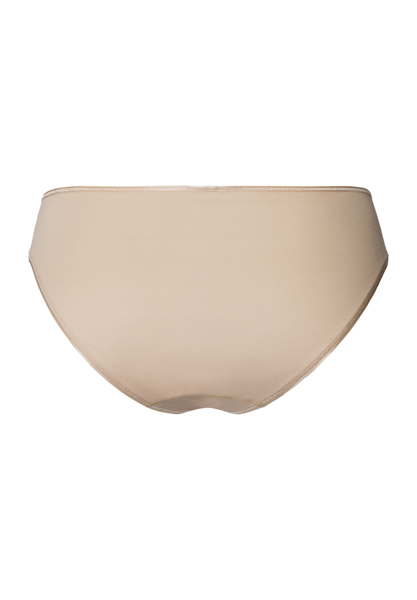 The Cotton Seamless-Midi Briefs By Hanro In Iced Cappuccino
