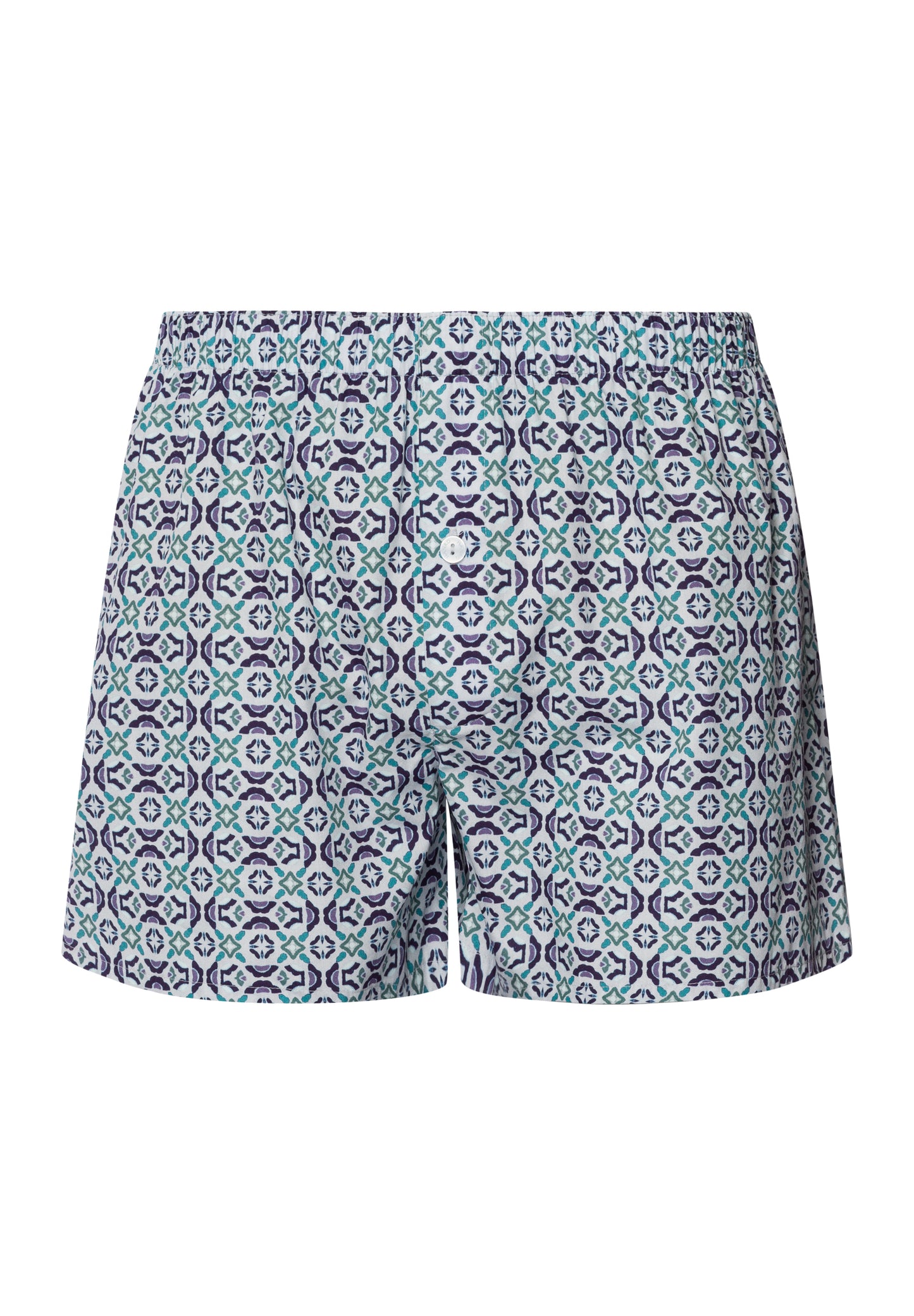 The Fancy Woven-Boxers By Hanro In Tinted Mosaic