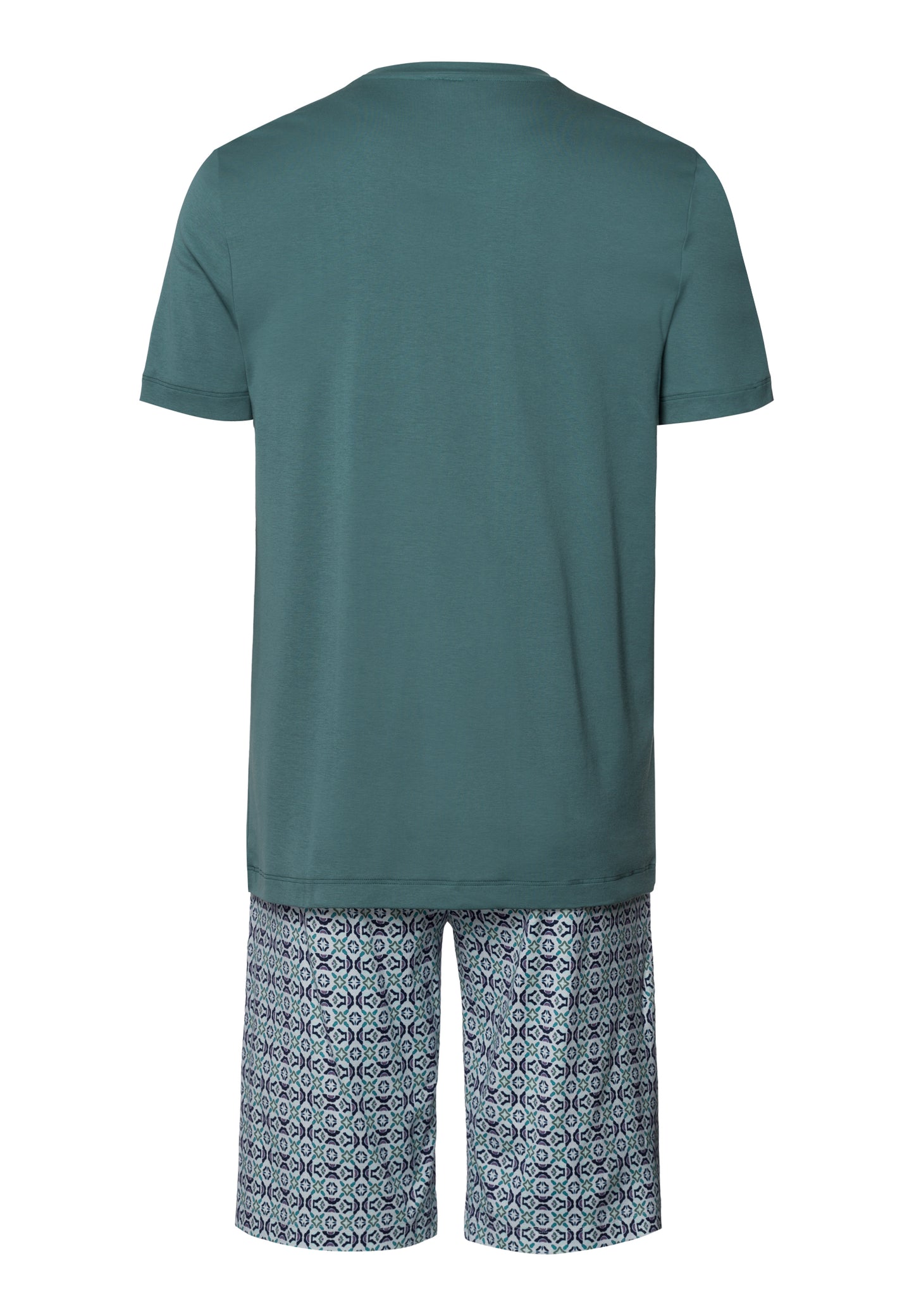The Natural Living-S/Slv Pajama By Hanro In Tinted Mosaic