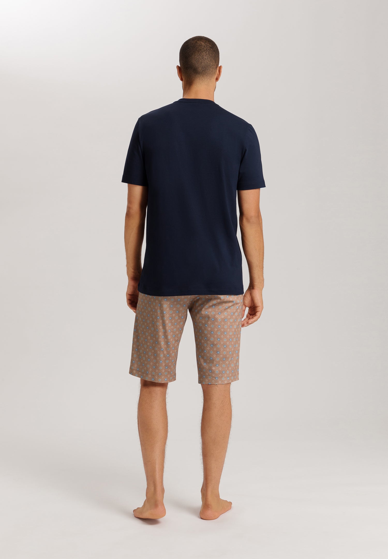 The Night & Day-S/Slv Pajama By Hanro In Summer Tie Print