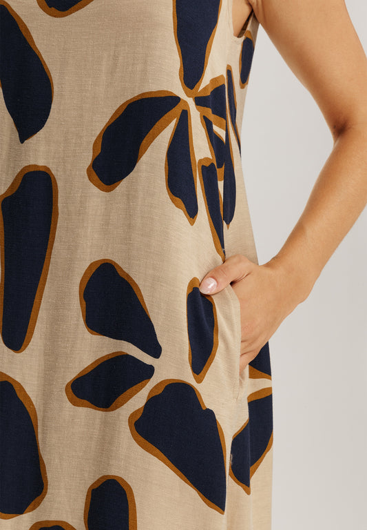 The Urban Casuals-Dress By Hanro In Desert Flower