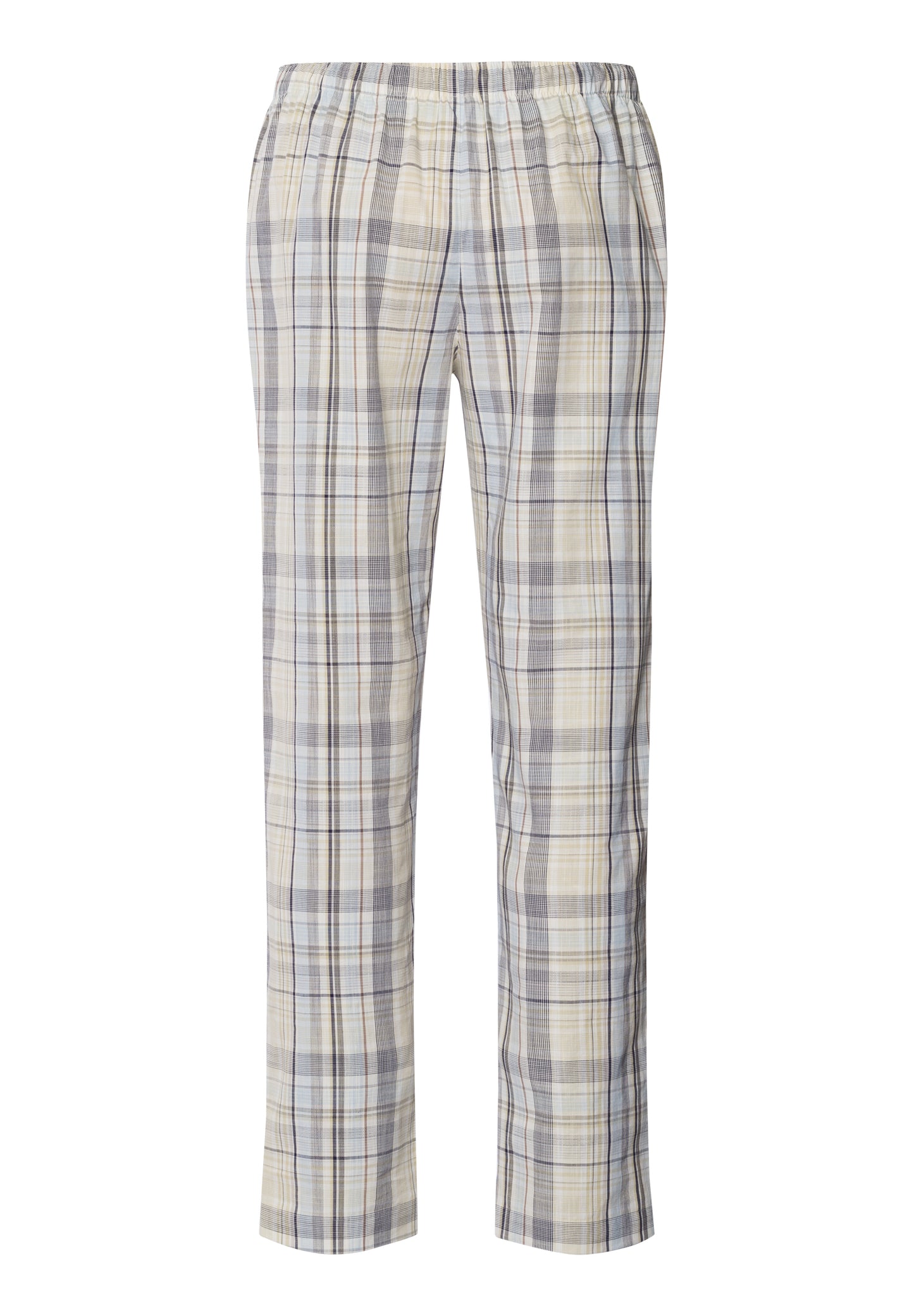 The Night & Day-Long Pants By Hanro In Gentle Check