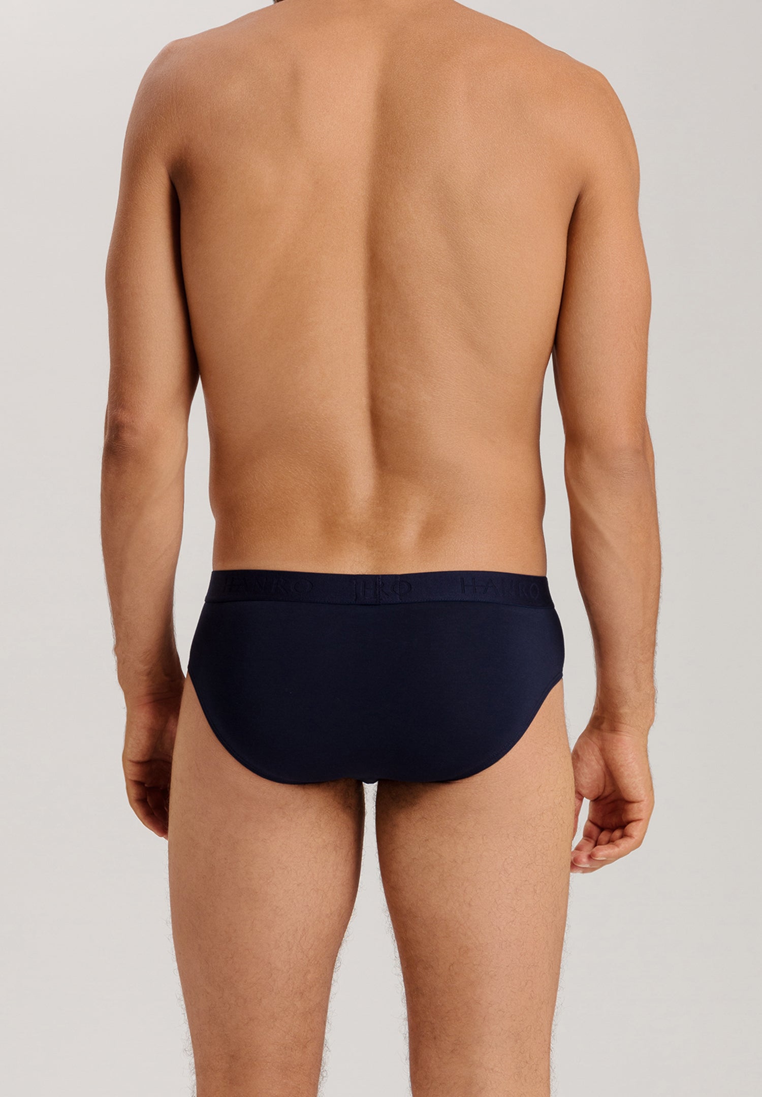 The Cotton Essentials-Briefs 2Pack By Hanro In Deep Navy/Sea Breeze