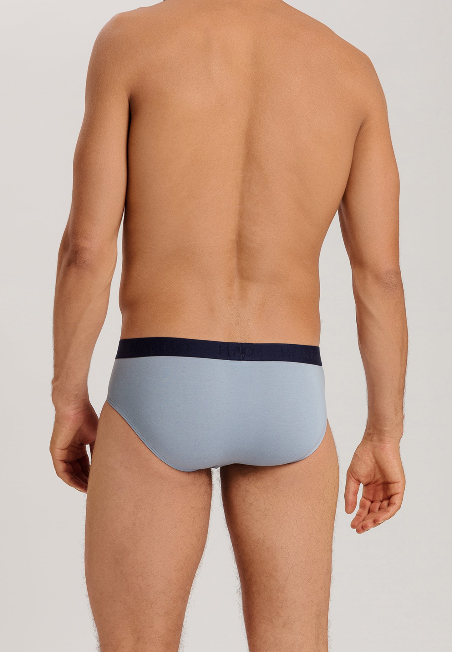 The Cotton Essentials-Briefs 2Pack By Hanro In Deep Navy/Sea Breeze