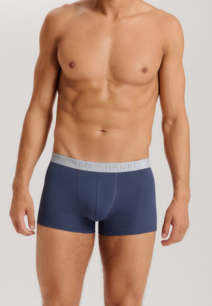 The Cotton Essentials-Pants 2Pack By Hanro In Herbal Tea/Vintage Indigo